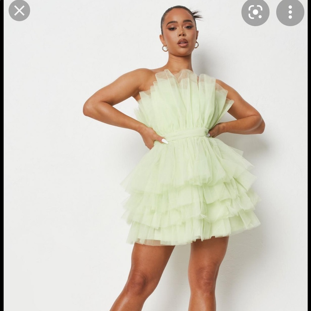 ISO LIME MISSGUIDED TULLE DRESS